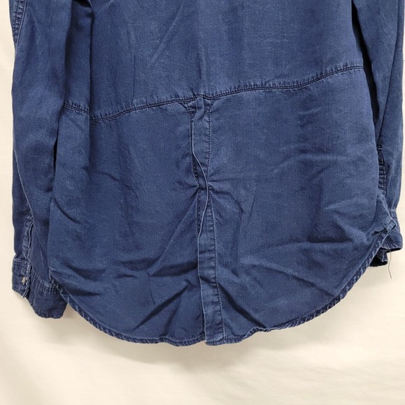Harper Button Front Shirt Women Size Medium - Picture 6 of 9